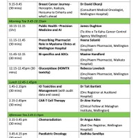 Saturday 6 September Programme